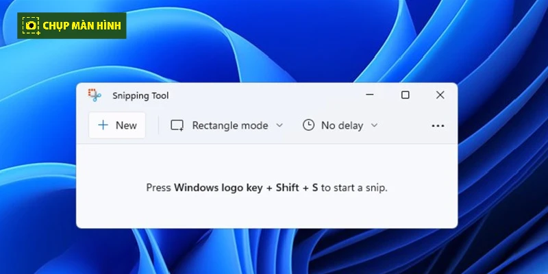 Chụp màn hình bằng công cụ Snipping Tool