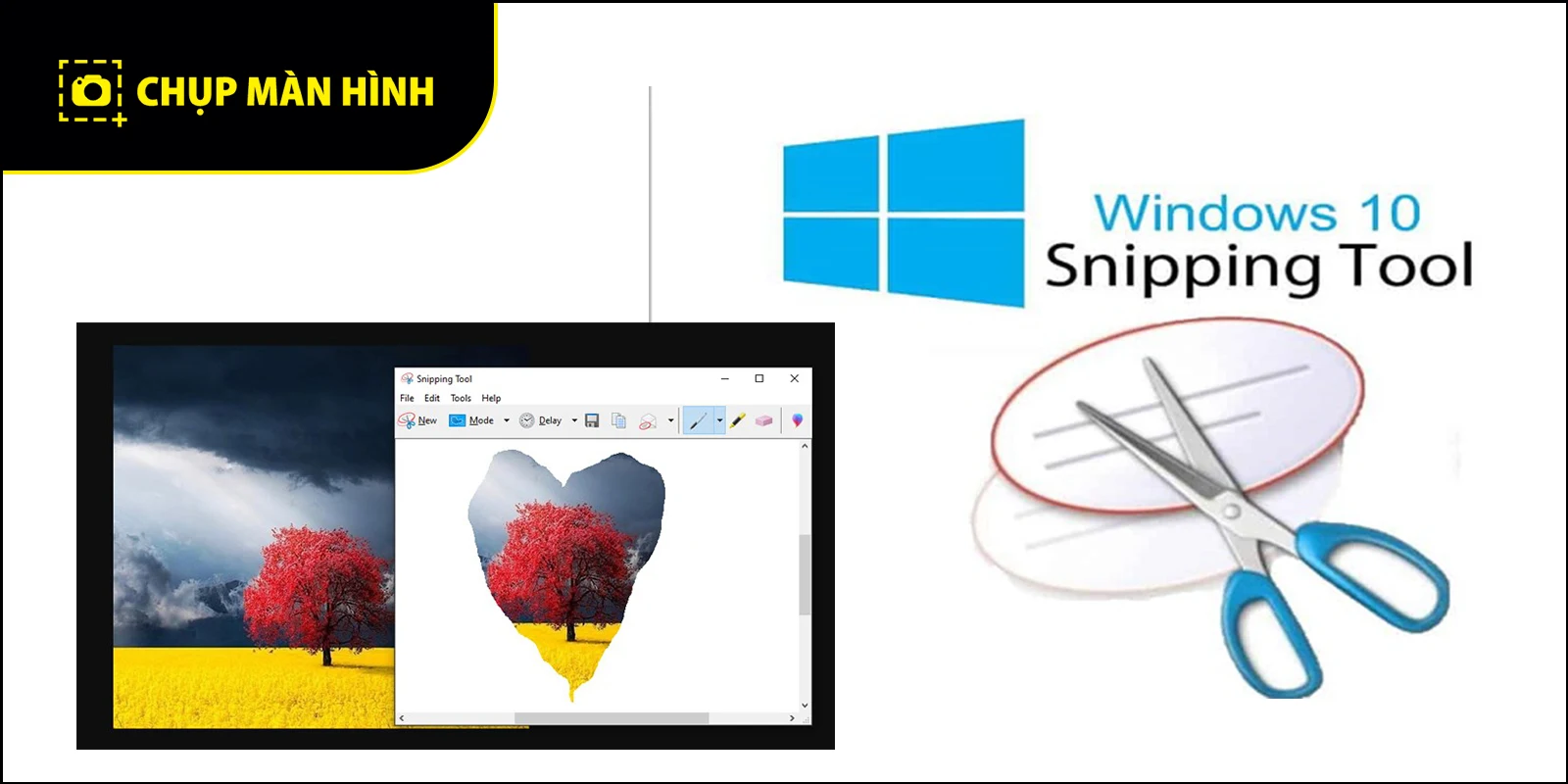 Sử dụng công cụ Snipping Tool
